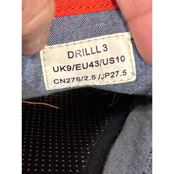 Ted Baker Men's Drilll3 Espadrille Lace-Up Red/Tan Size 10​​​ - Picture 9 of 9